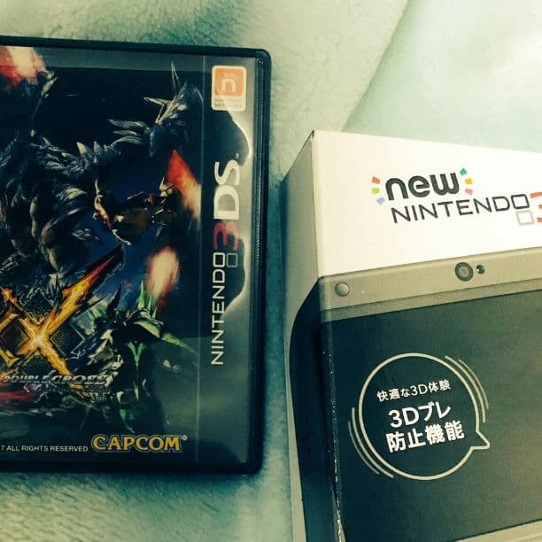 3DSLL NEW、モンハンダブルクロスカセット