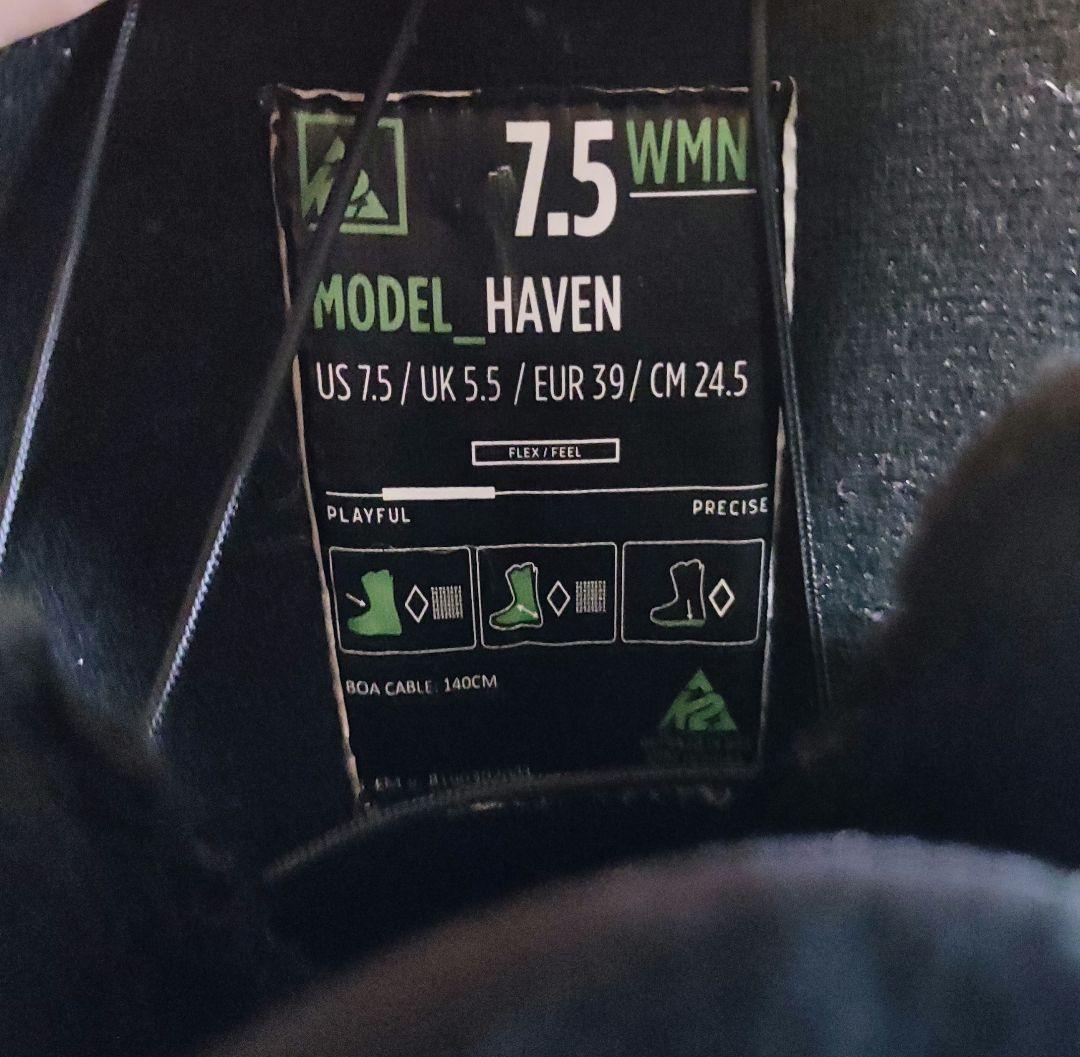 スノボ ブーツ K2 ケーツー HAVEN ヘブン 24.5cm