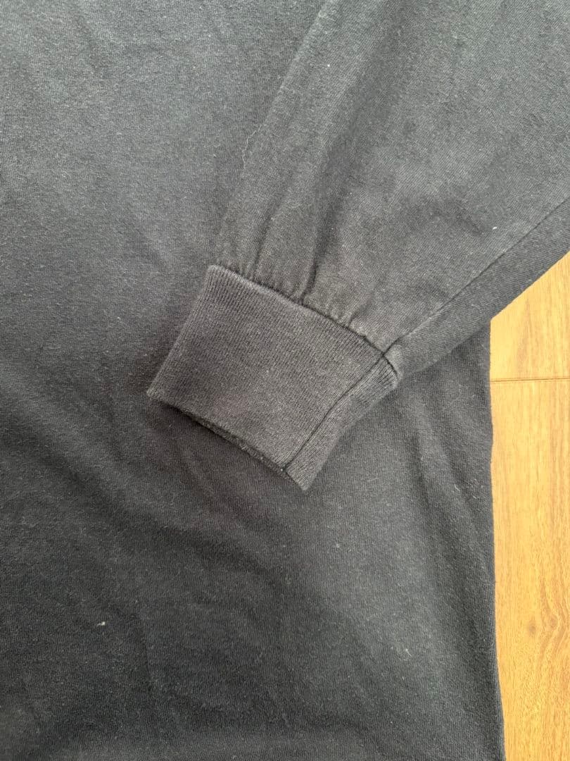 Supreme ネイビー ロゴロングスリーブTシャツ　美品　長袖