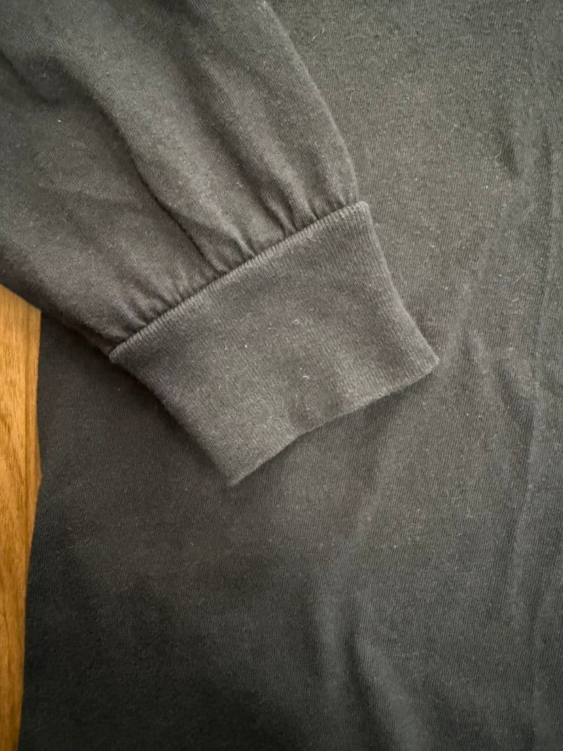 Supreme ネイビー ロゴロングスリーブTシャツ　美品　長袖