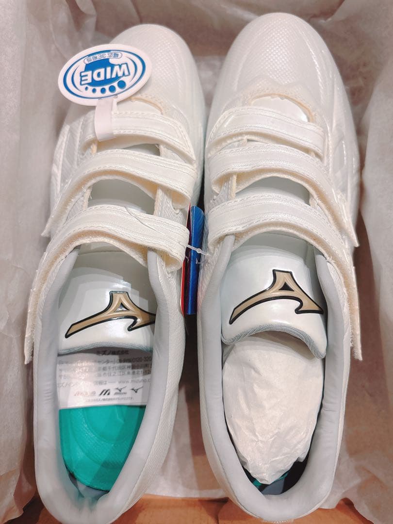 【新品】MIZUNO 野球スパイク27cmライトレボエリートワイド BLT CK