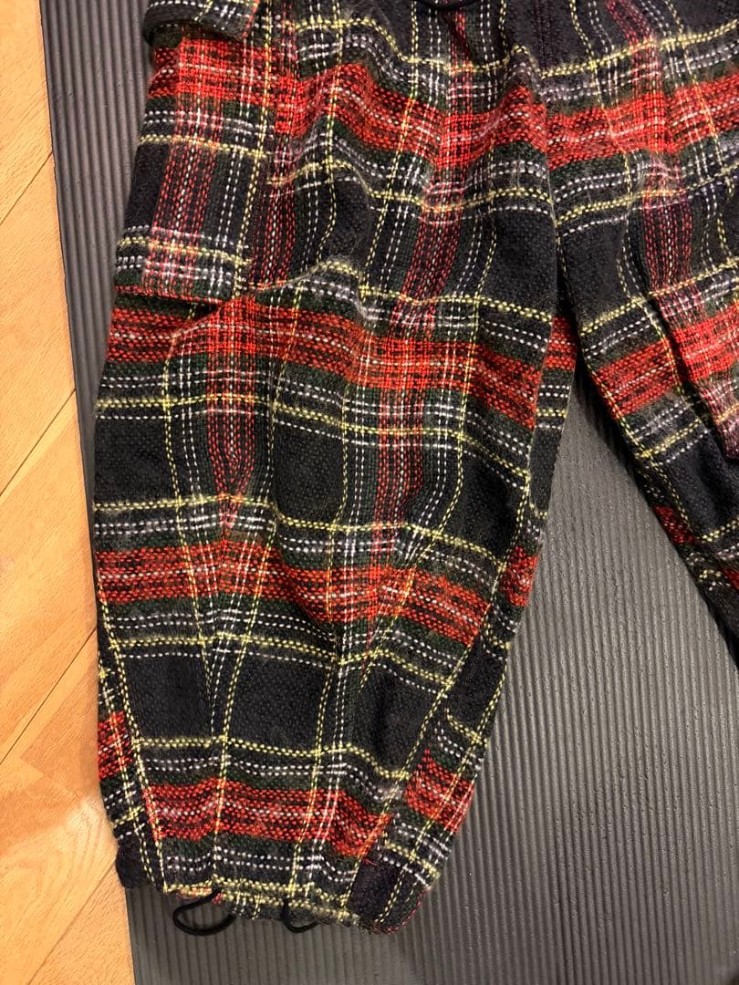 Needles H.D. BDUパンツウールシャギープラッド