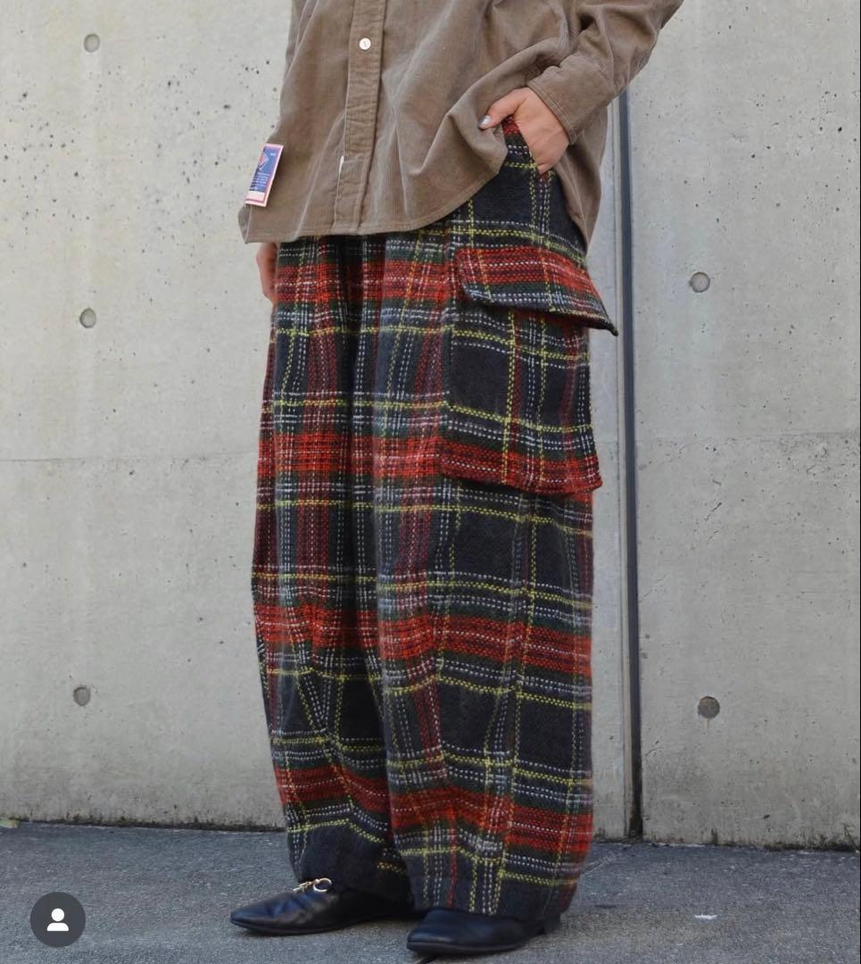 Needles H.D. BDUパンツウールシャギープラッド