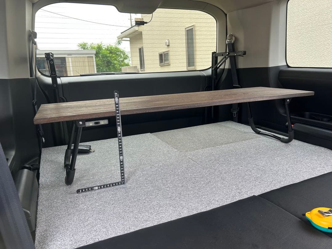 デリカD5 車内棚　テーブル　車中泊