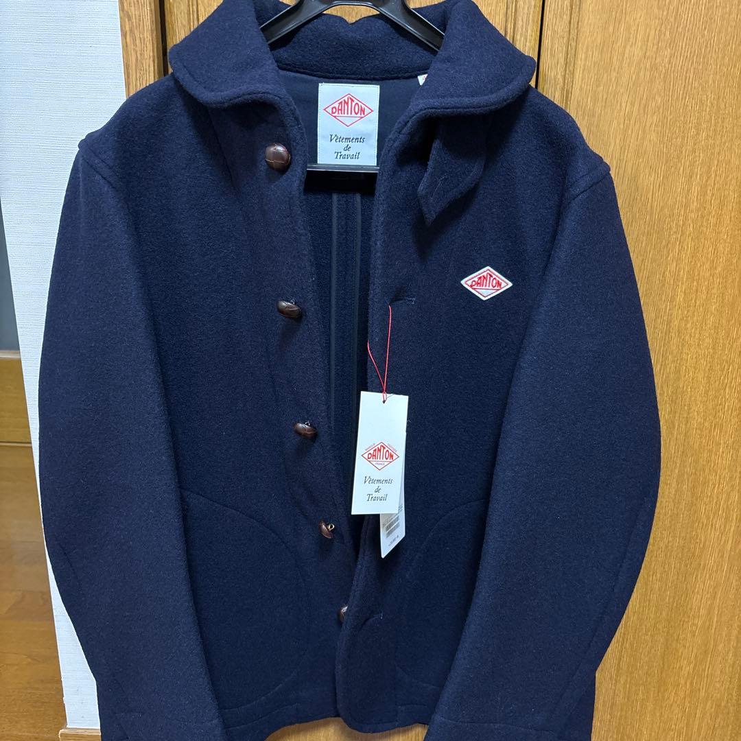 【新品】ダントン　WOOL PILE ROUND COLLAR JACKET