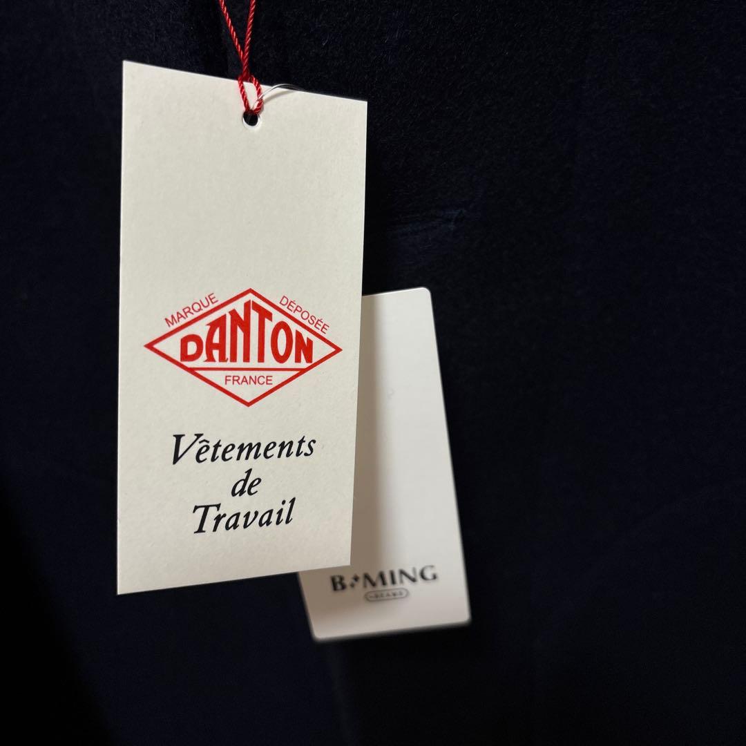 【新品】ダントン　WOOL PILE ROUND COLLAR JACKET