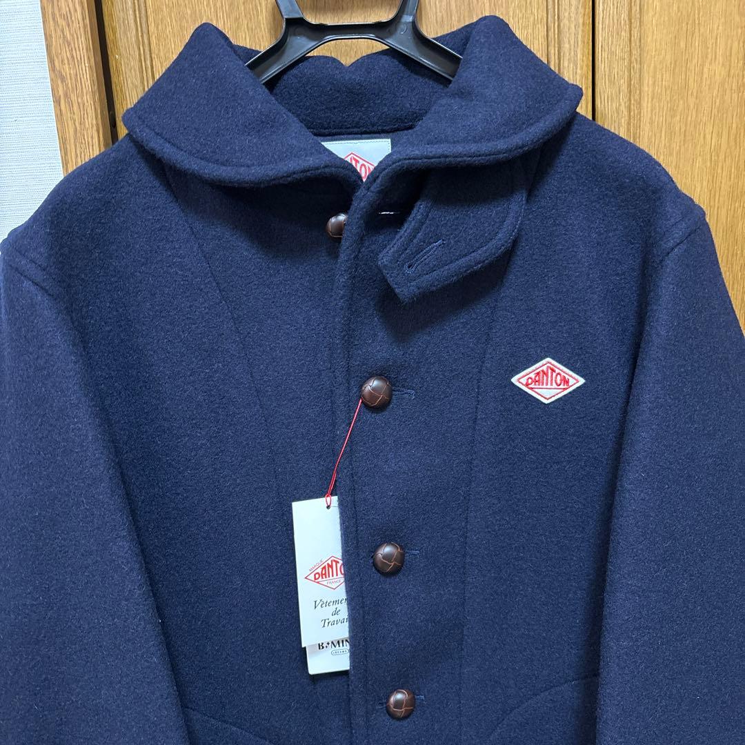 【新品】ダントン　WOOL PILE ROUND COLLAR JACKET