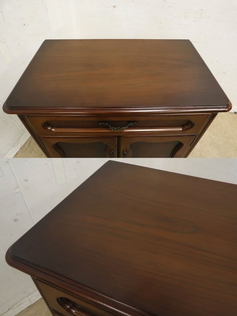 【H.shop】カリモク【コロニアル】猫脚 キャビネット・サイドボード