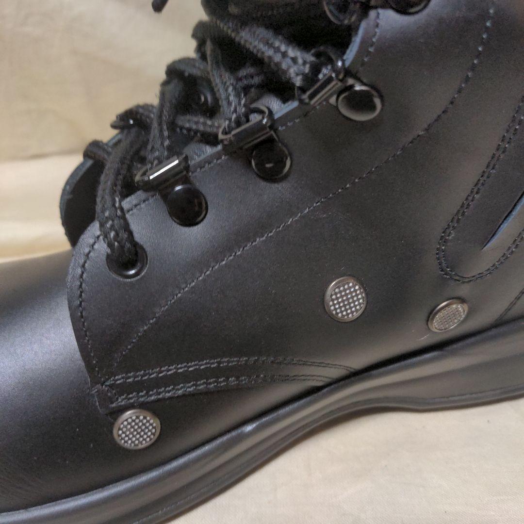 シモン製　警官　警備靴 出動靴 　半長靴　個人装備　新品未使用　通気孔　26.5