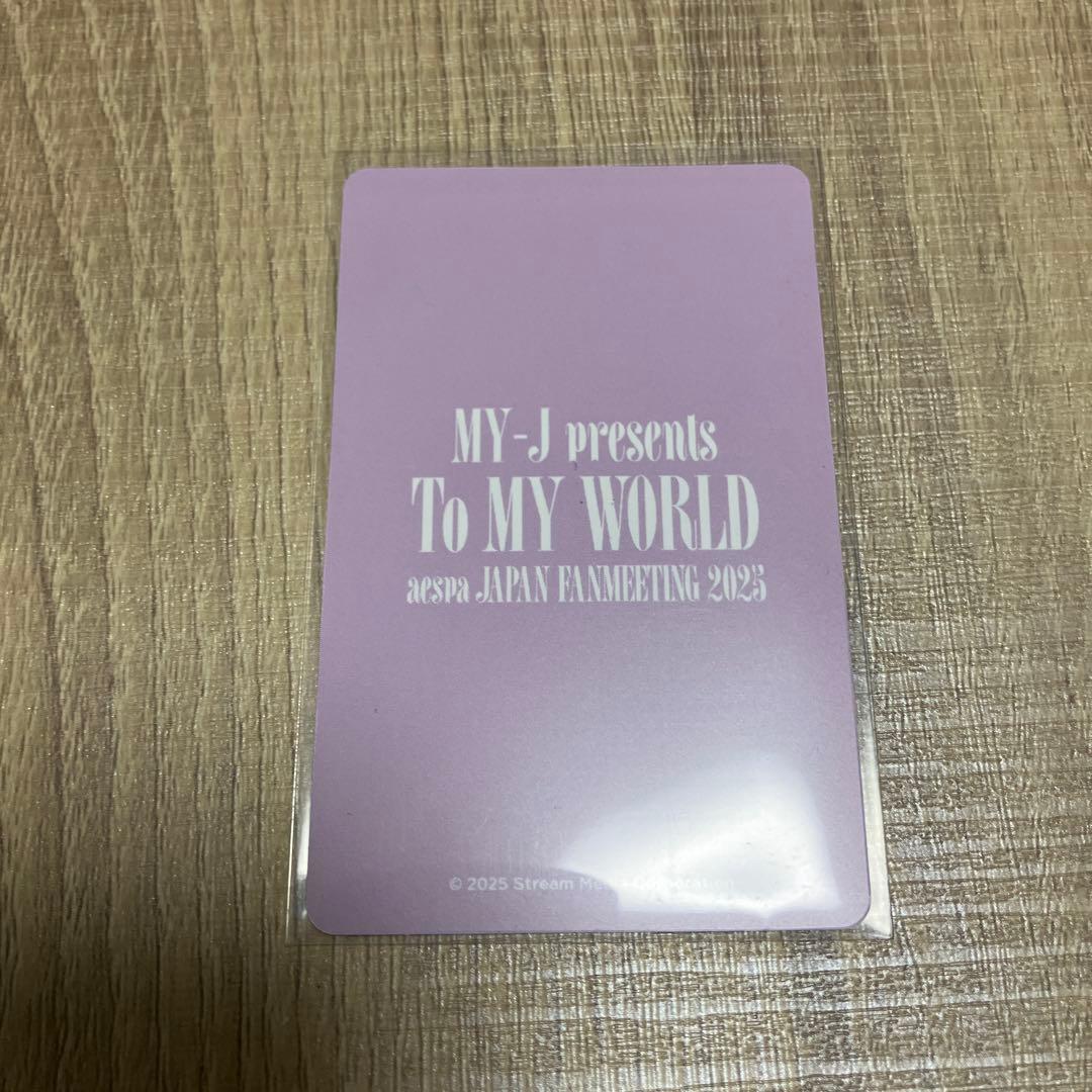 aespa カリナ　ペンミ　ポーチ　トレカ