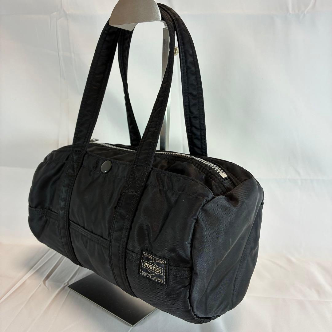 [未使用級] PORTER タンカー ドラムバッグ s ミニボストン