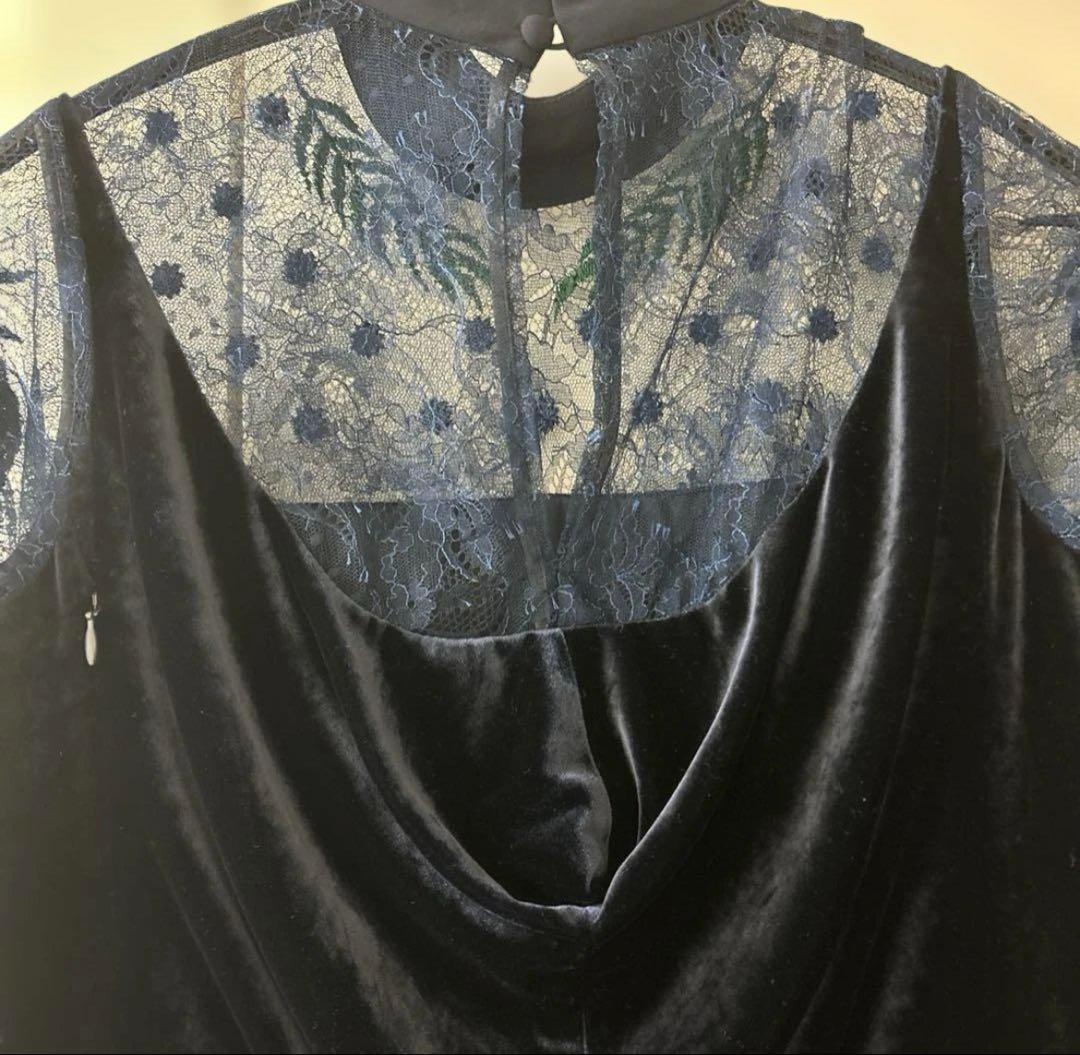 mame ベロアワンピース