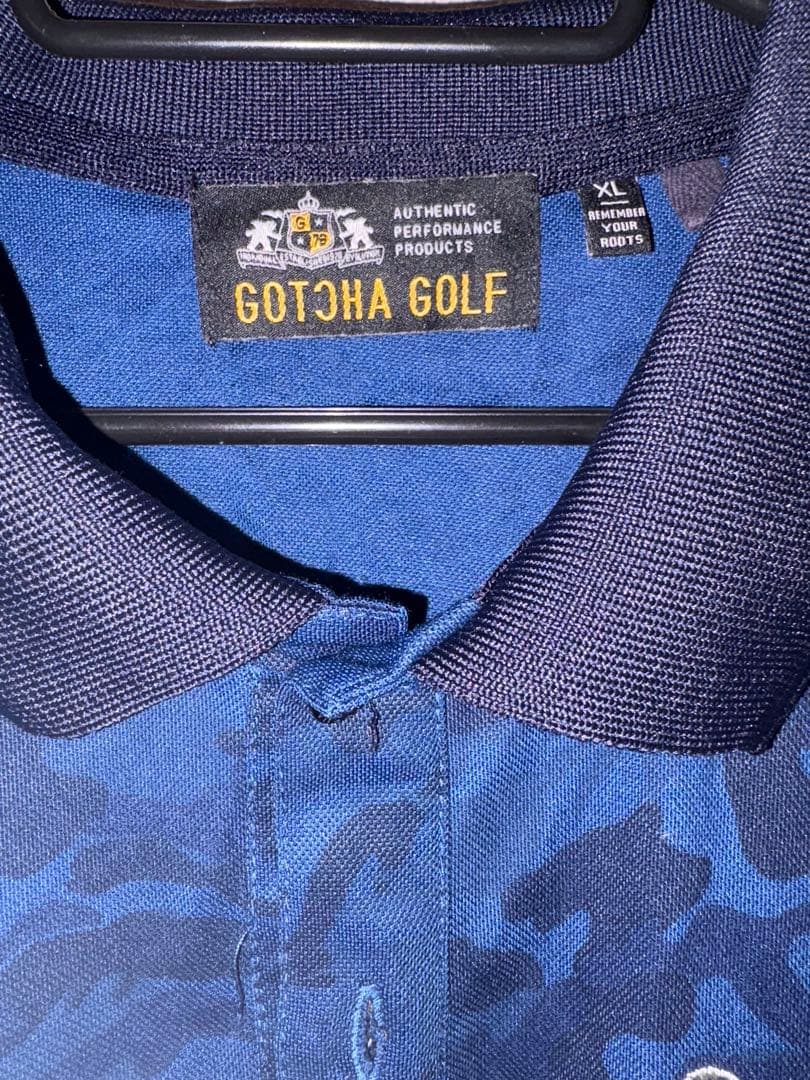 GOTCHA GOLF 迷彩柄シャツ XL