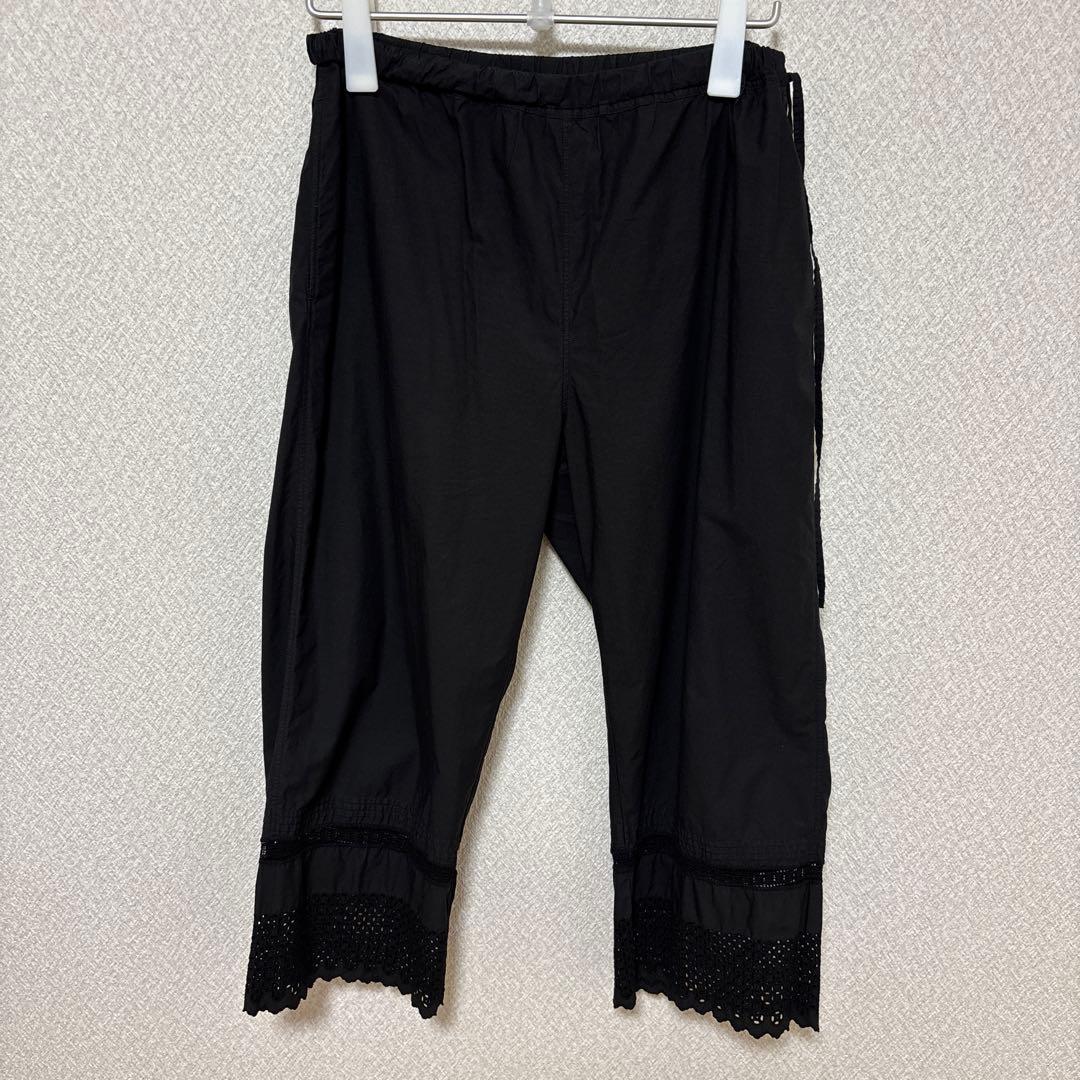 45R スーピマバチストカットワークペチパンツ