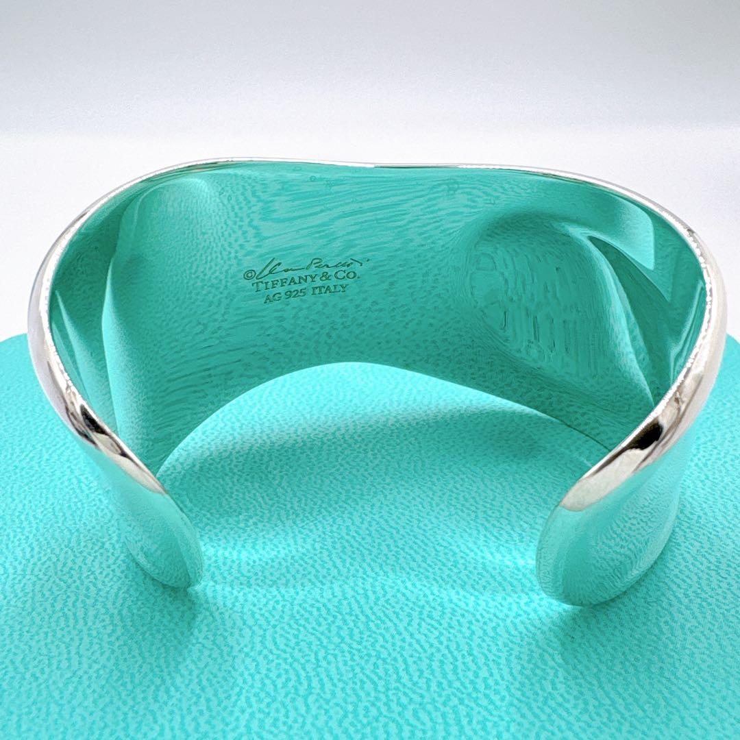 極美品 付属品付き ティファニー ボーンカフ スモール バングル シルバー925
