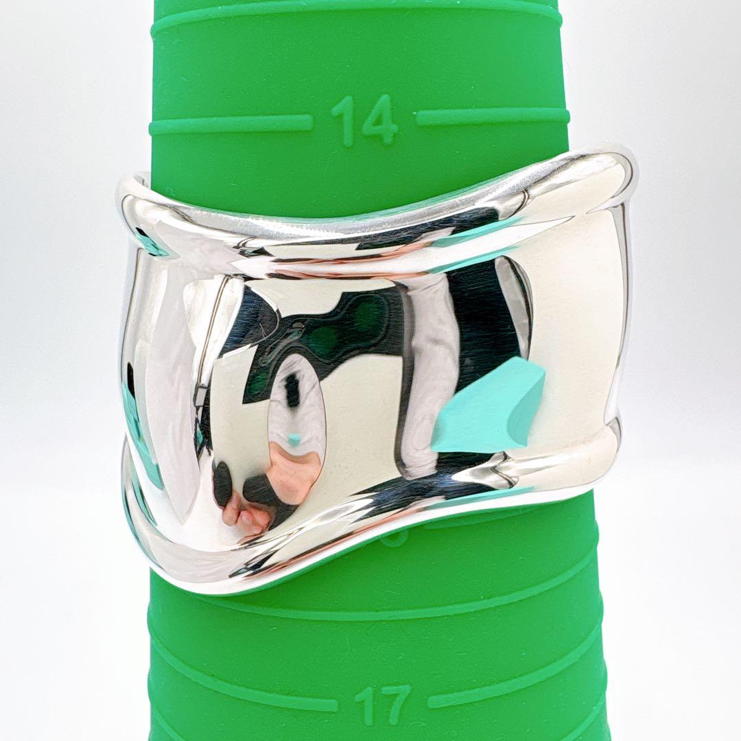 極美品 付属品付き ティファニー ボーンカフ スモール バングル シルバー925