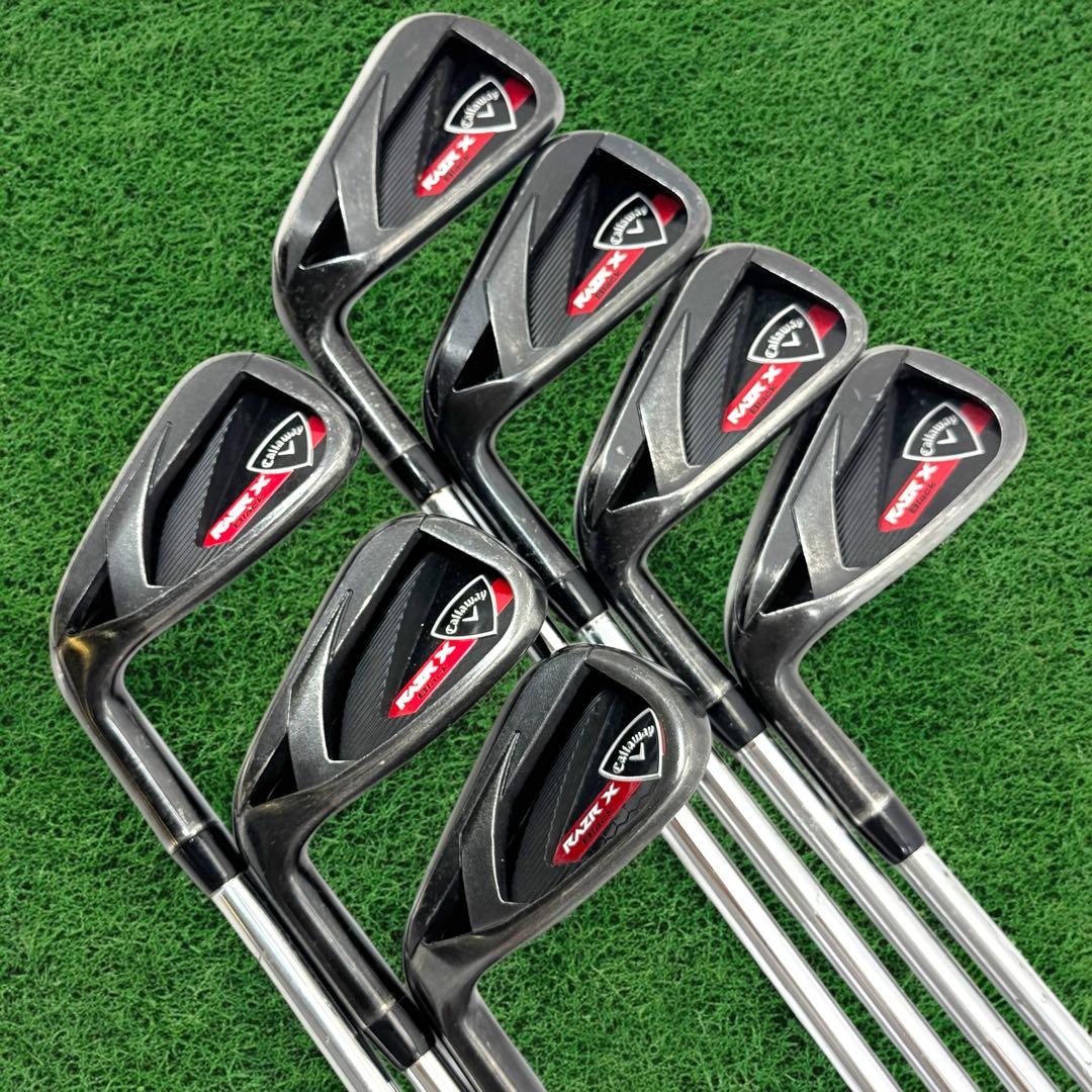 Callaway RAZR X BLACK レフティ 左利き 7本セット