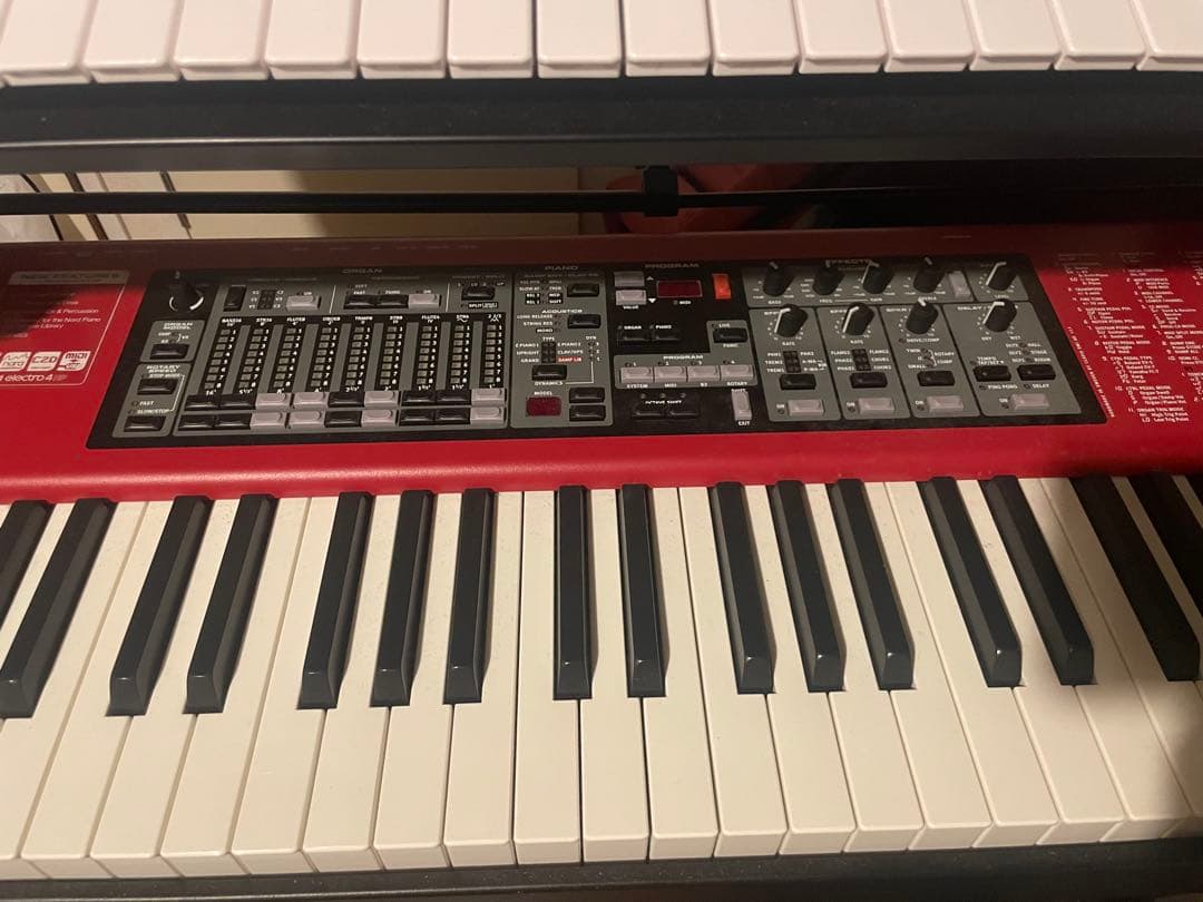 Clavia nord electro 4 HP 純正ケース、電源ケーブル付き