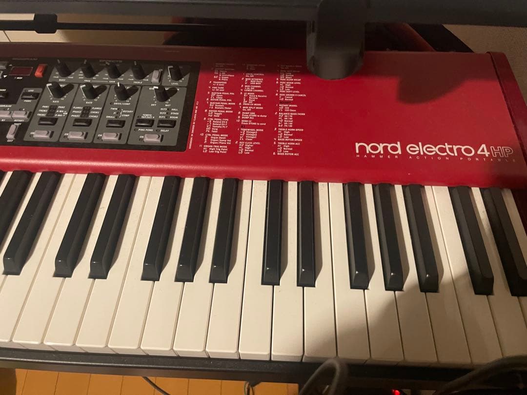 Clavia nord electro 4 HP 純正ケース、電源ケーブル付き