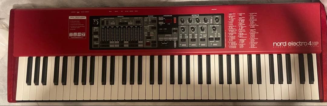 Clavia nord electro 4 HP 純正ケース、電源ケーブル付き