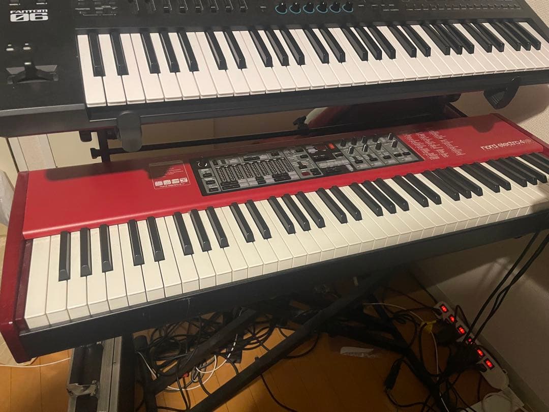 Clavia nord electro 4 HP 純正ケース、電源ケーブル付き