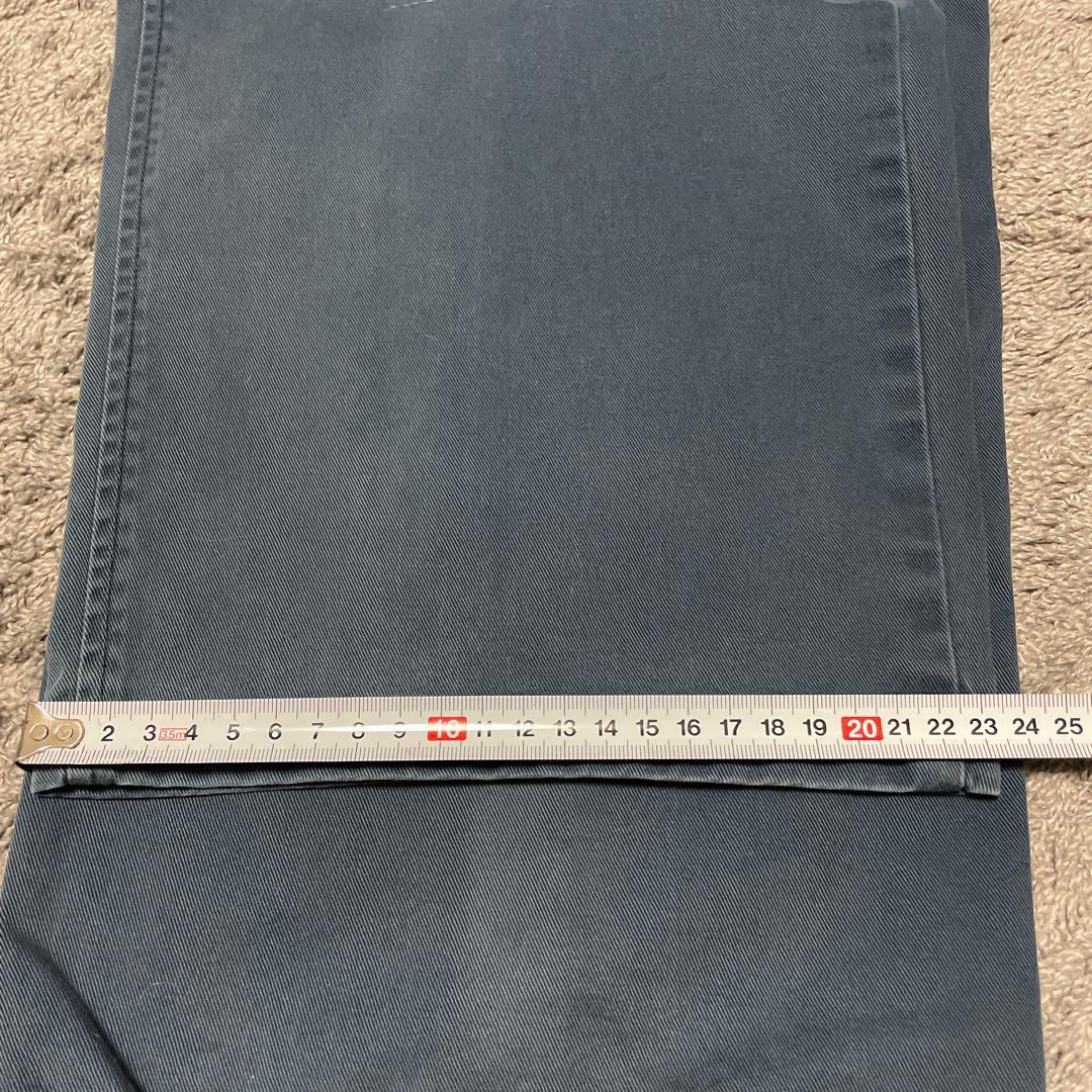 80s usa製 初期 ポロチノ フェード ラルフローレン w32 ネイビー