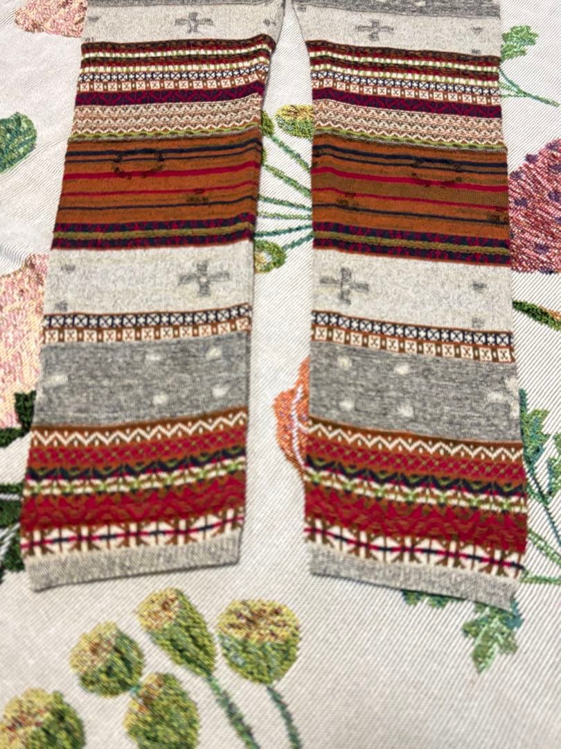 あずき　FUGAFUGA 新品未使用未試着　コットンシルク混レギンス