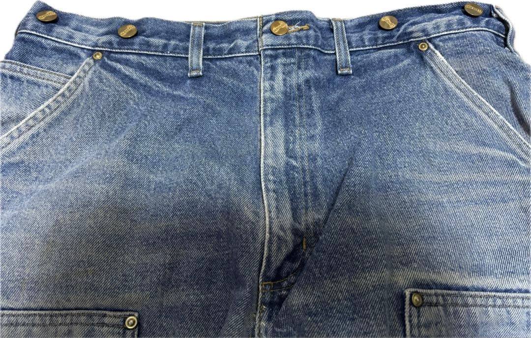 【00s/メキシコ製】Carhartt ダブルニーペインターデニムパンツ