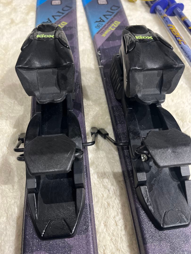 スキー板130cmストック 110cmブーツ 23.5〜24.0cmセット