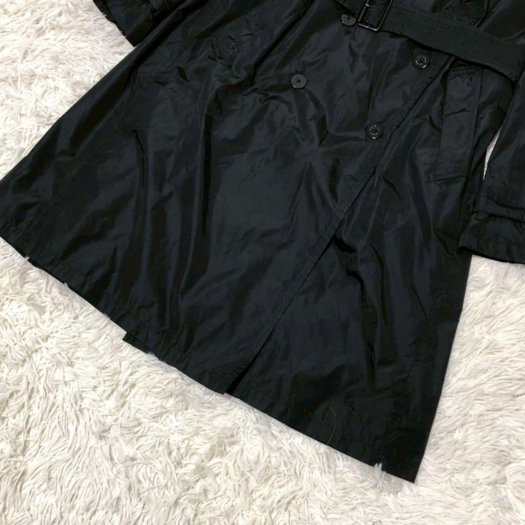 良品◎ポケッタブル◎Burberry London トレンチコート 黒 ブラック
