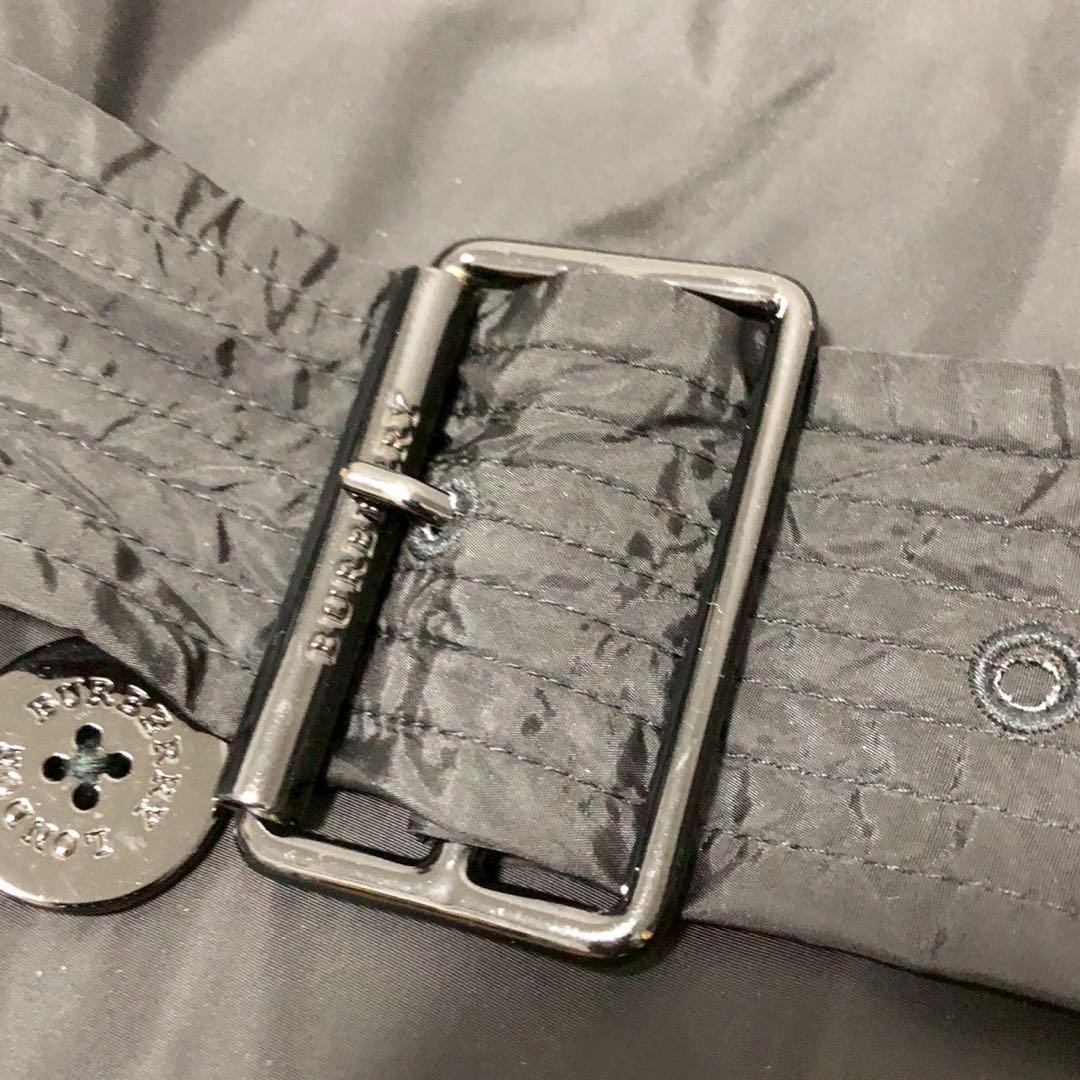 良品◎ポケッタブル◎Burberry London トレンチコート 黒 ブラック