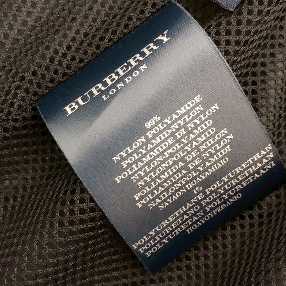 良品◎ポケッタブル◎Burberry London トレンチコート 黒 ブラック