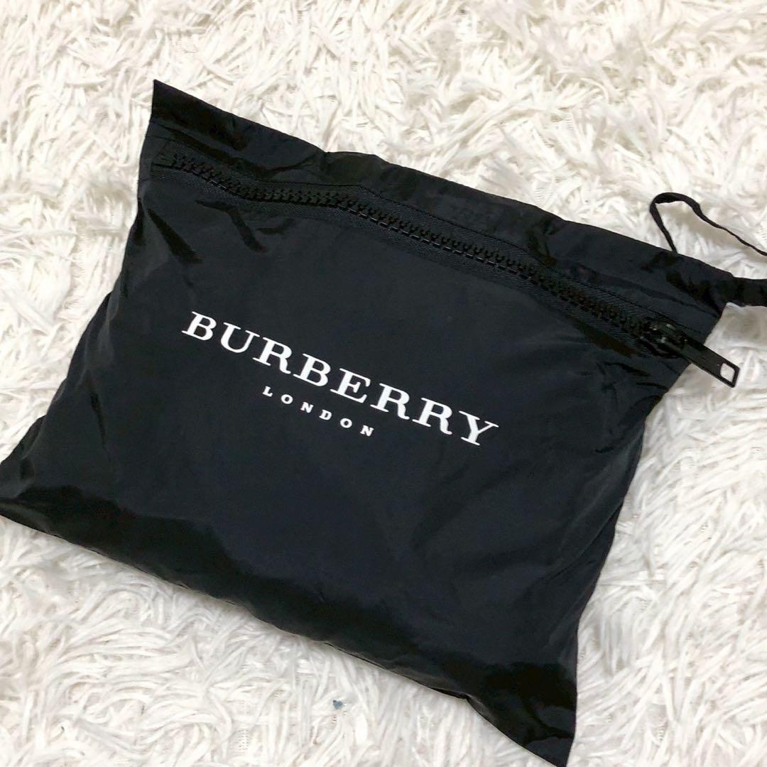 良品◎ポケッタブル◎Burberry London トレンチコート 黒 ブラック