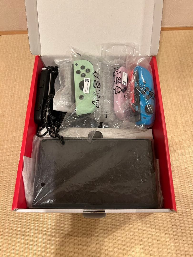 Switch 有機ELモデル ネオンブルー/レッド 本体 ゲームソフト付き