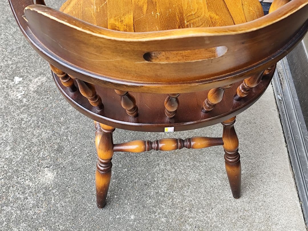 あ*コ様 飛騨産業 キツツキマーク ダイニングチェア 椅子 ウィンザーチェア 木