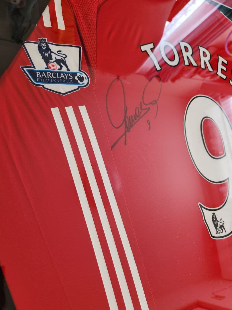 リバプール フェルナンド・トーレス サイン入りユニフォーム