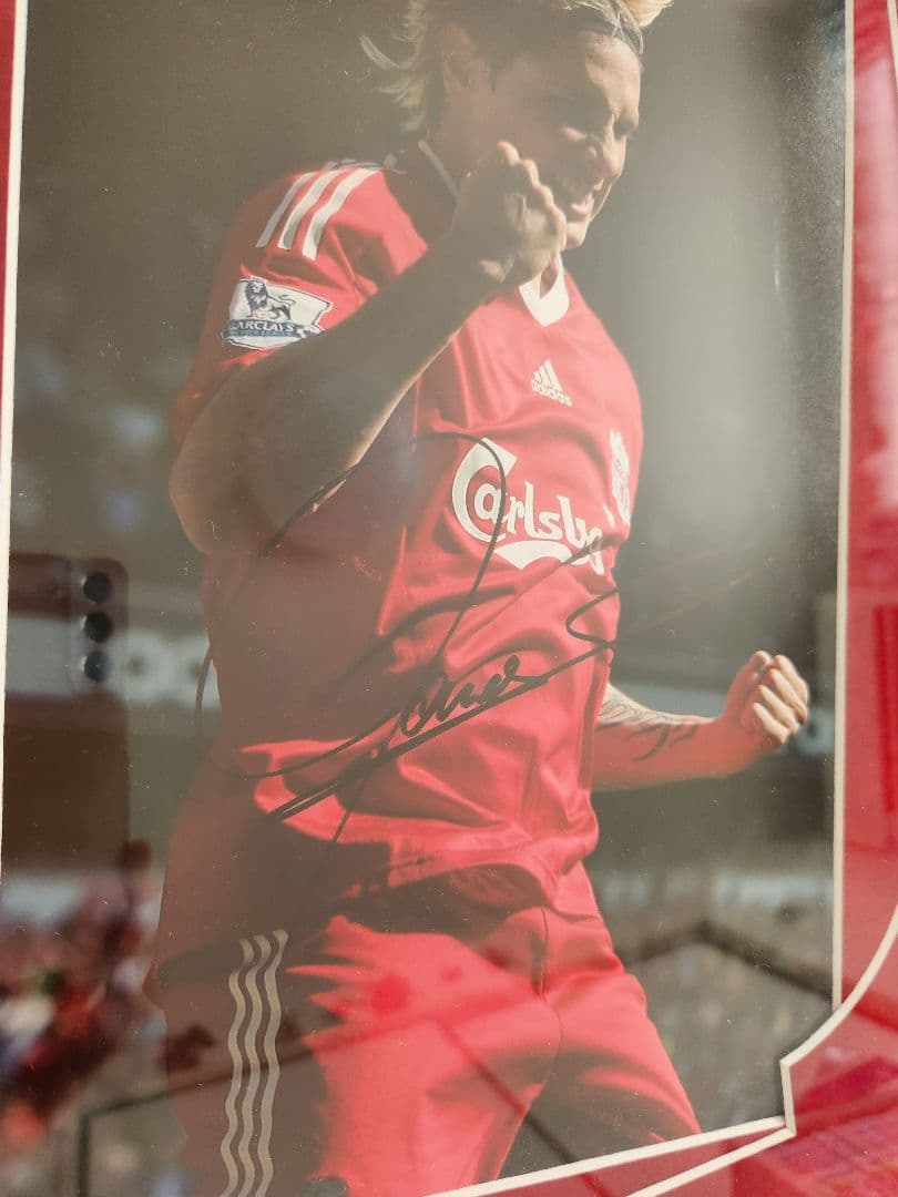 リバプール フェルナンド・トーレス サイン入りユニフォーム