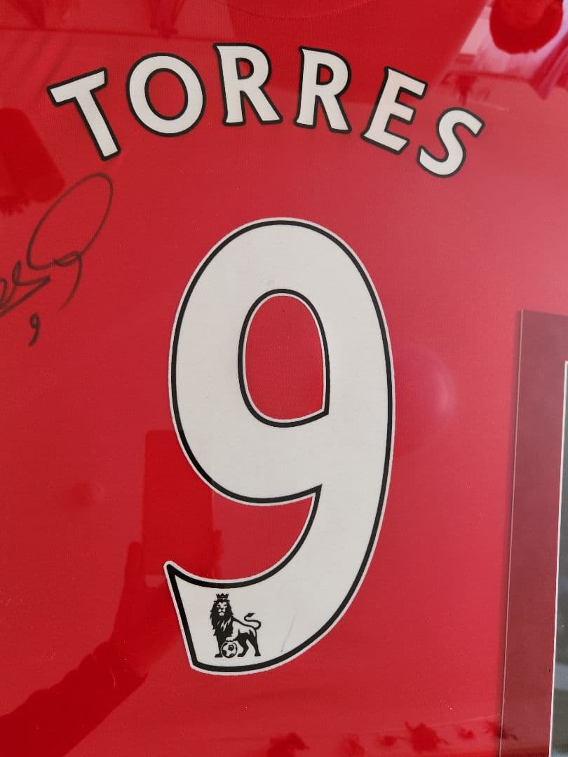 リバプール フェルナンド・トーレス サイン入りユニフォーム