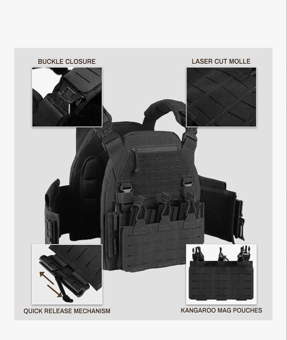 セール中 プレートキャリア カスタム済