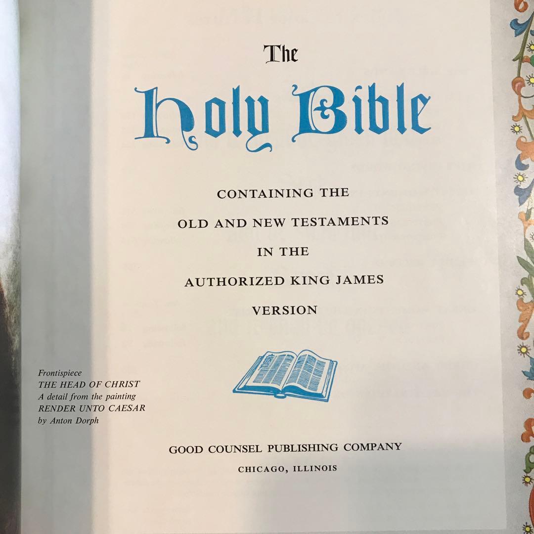 ビンテージ　HOLY BIBLE 聖書　2冊セット