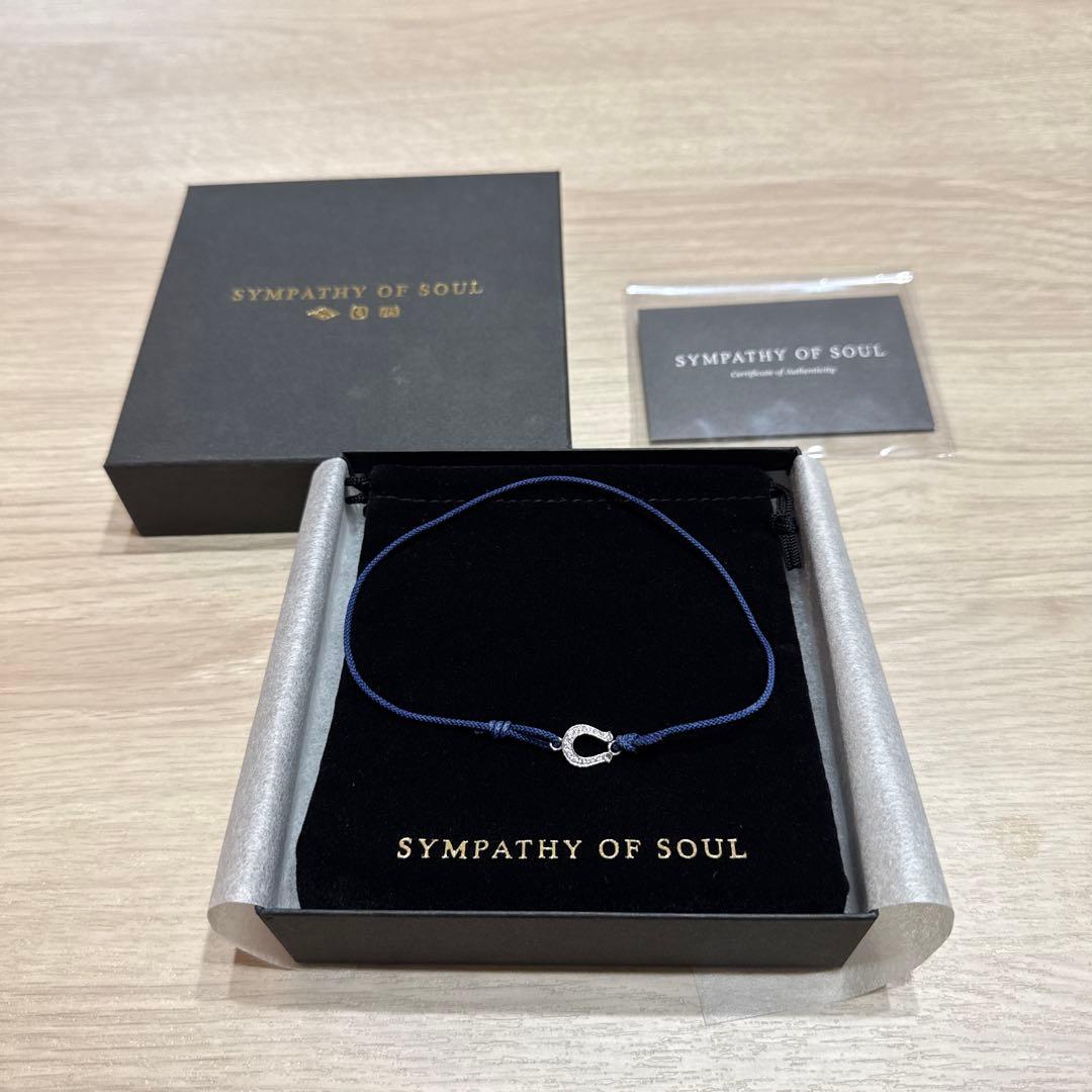 SYMPATHY OF SOUL ネイビー アンクレット