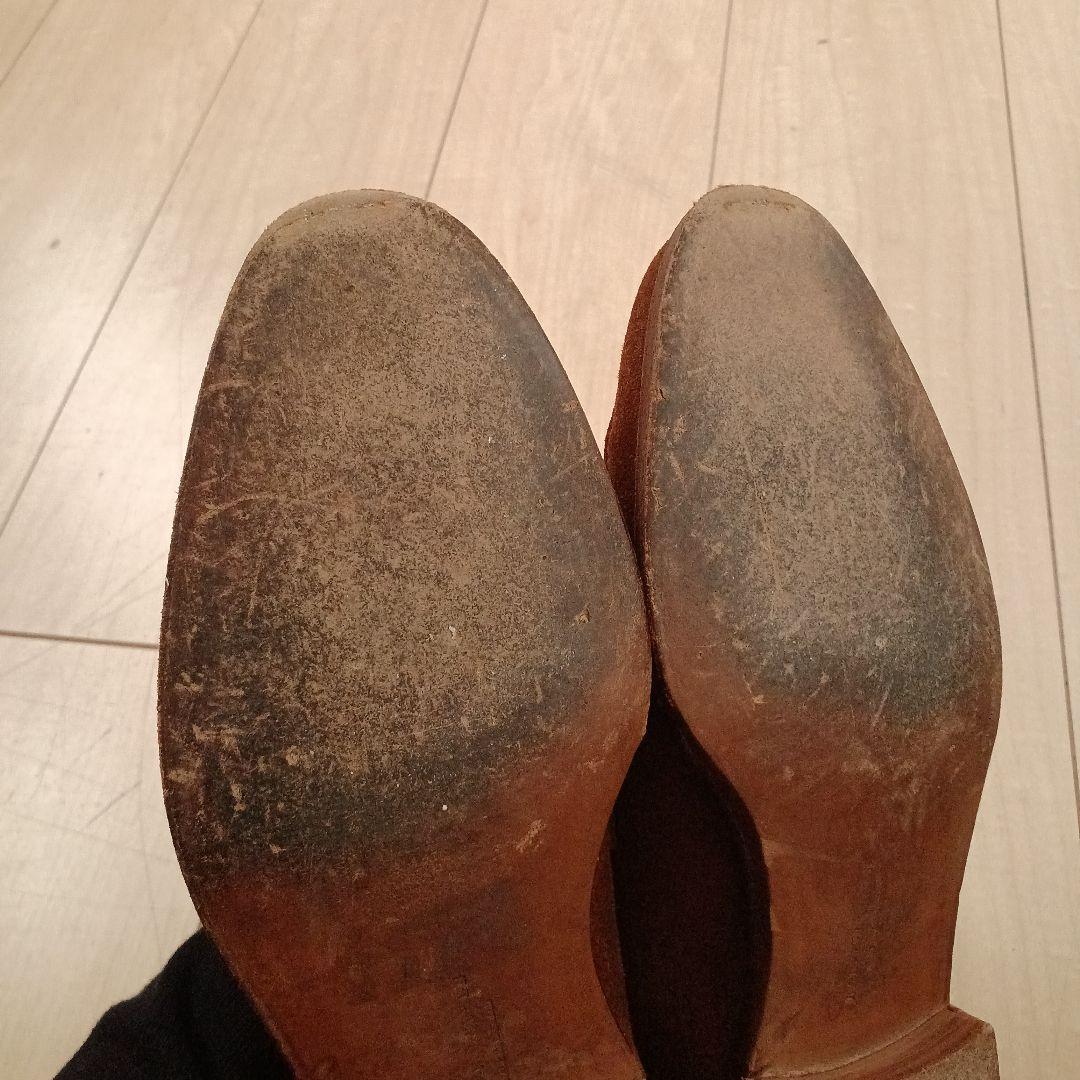 Ralph Laurenブラウンスリッポン クロケット&ジョーンズ製