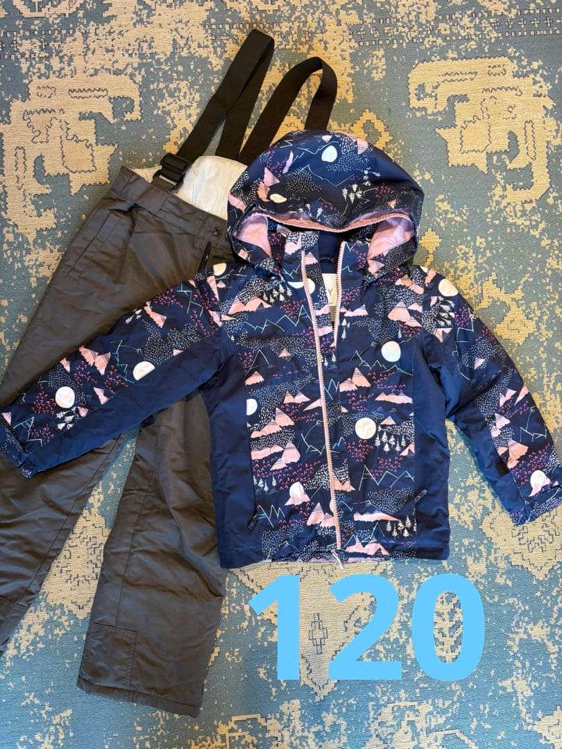 ROXY スキーウェア 120 ボードウェア 上下セットパンツ スノボ キッズ