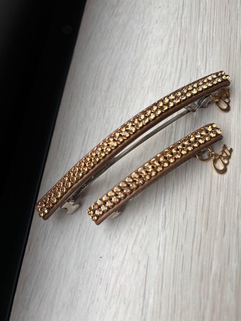 すみっこぐらし様コンプレックスビズ　ブラウンバレッタ　大小セットスワロフスキー