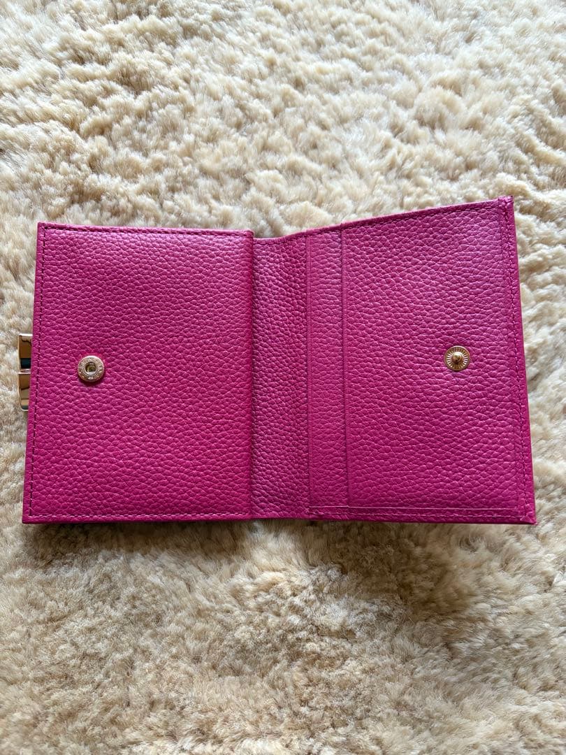 M yday 【皇居限定・がま口財布　新品未使用】ローズピンク　本革