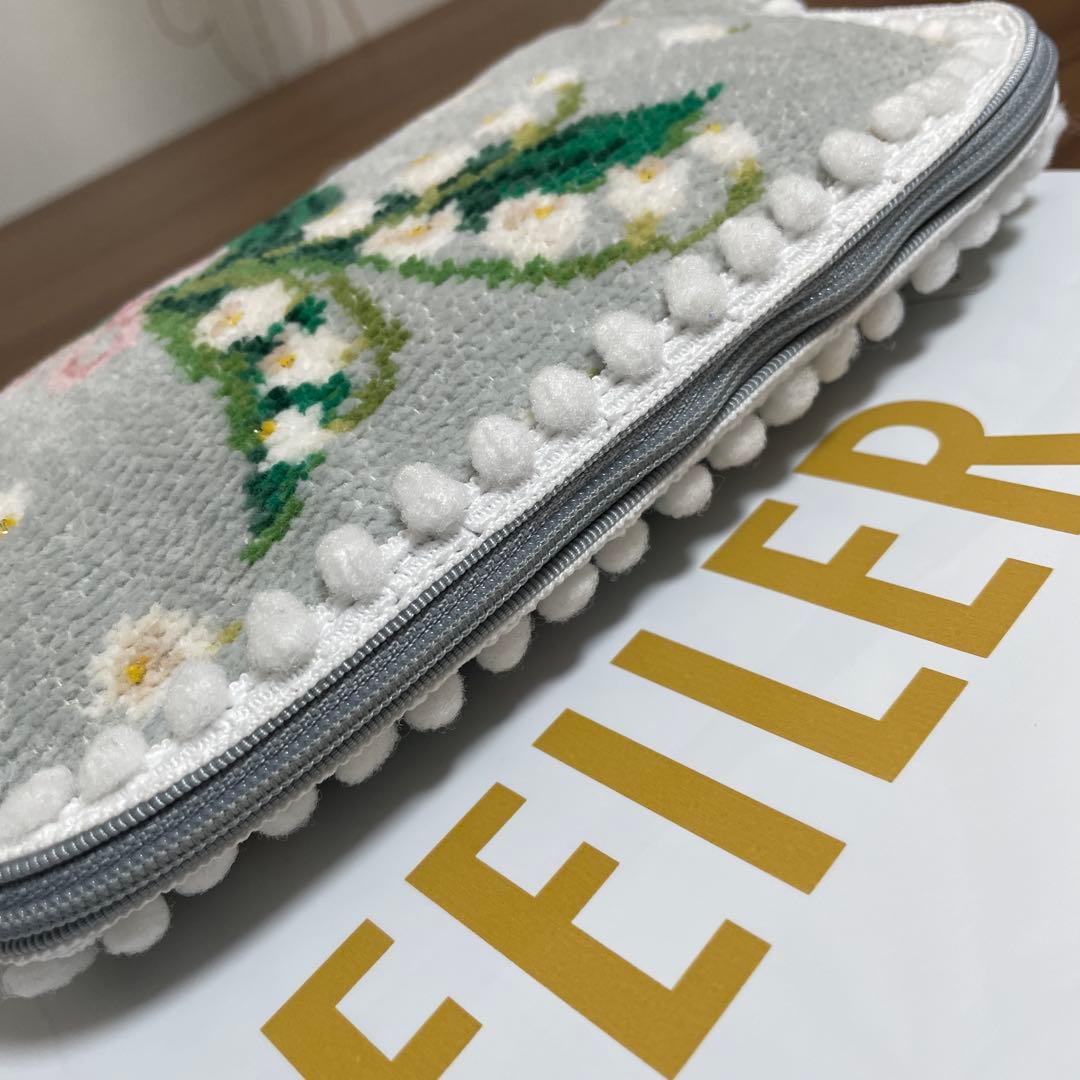 【新品未使用】フェイラー★ピュールミュゲ　便利ポーチ　長財布　すずらん