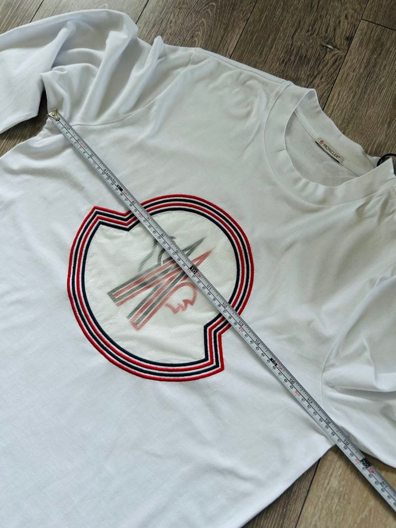 トモ MONCLER ホワイト 長袖カットソー Mサイズ
