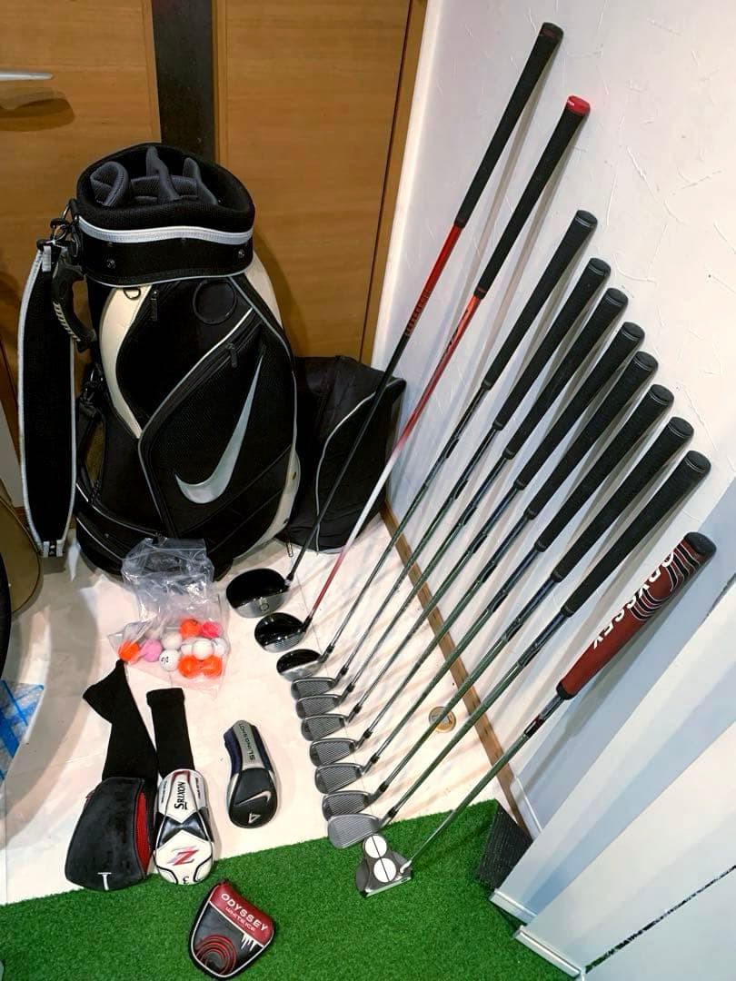 豪華　ナイキ　NIKE ゴルフクラブ フルセット　オデッセイ/2ボール　優しい