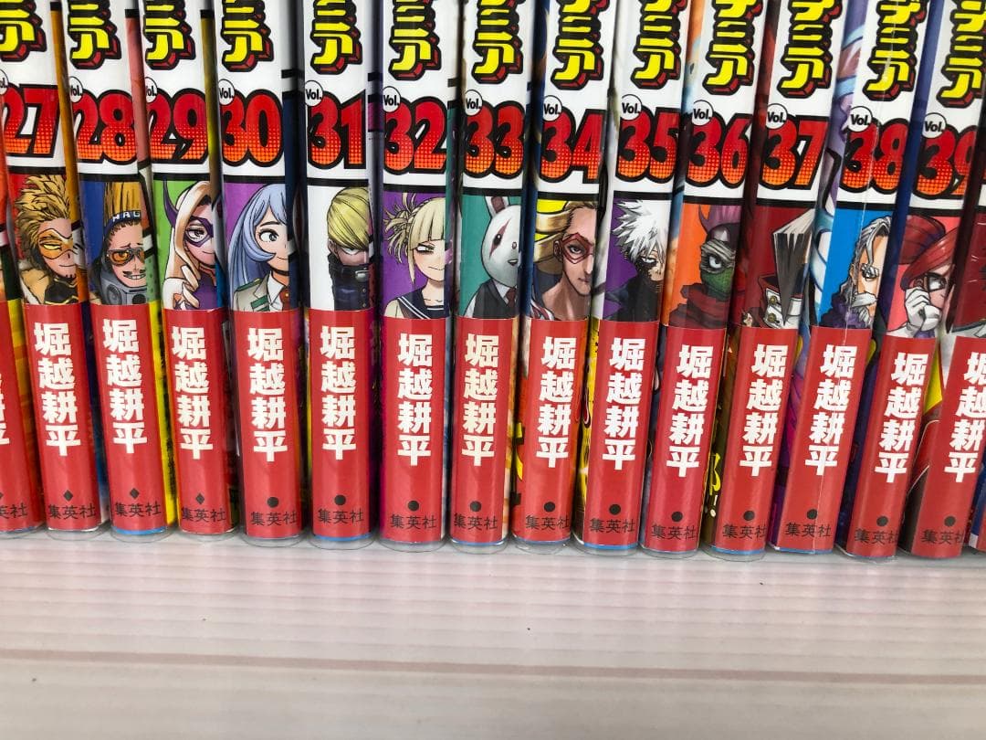 美品　僕のヒーローアカデミア　全巻　初版　帯　特典　ペーパー　ポストカード