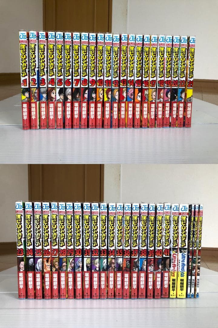 美品　僕のヒーローアカデミア　全巻　初版　帯　特典　ペーパー　ポストカード